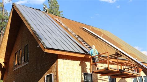 metal roof small house|youtube metal roofing installation videos.